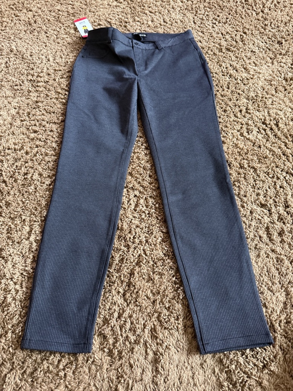 NWT DKNY Women's Straight Leg Pants in Charcoal